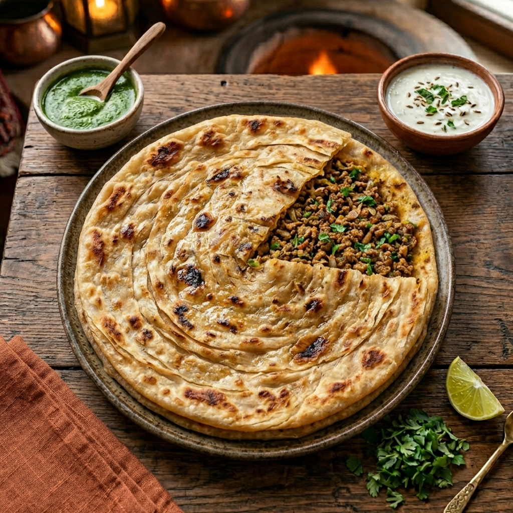 Qeema Paratha